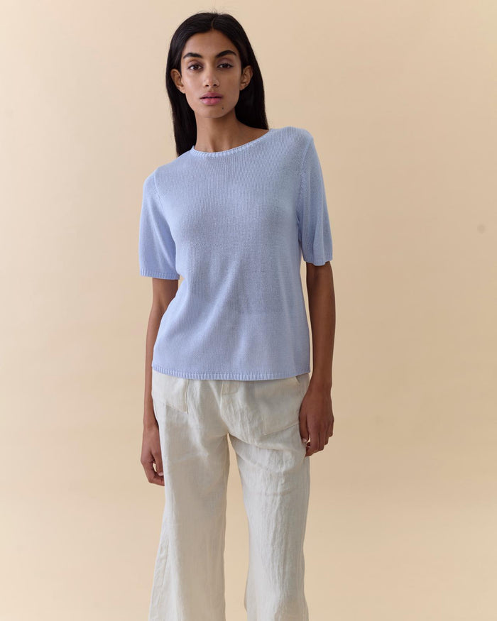 Summer Tee - Soft Blue