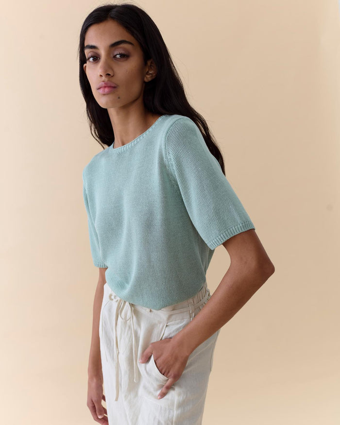 Summer Tee - Duck Egg