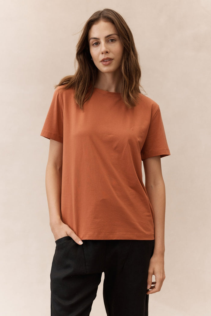 Athens Tee - Burnt Orange - Sare StoreLittle LiesTee