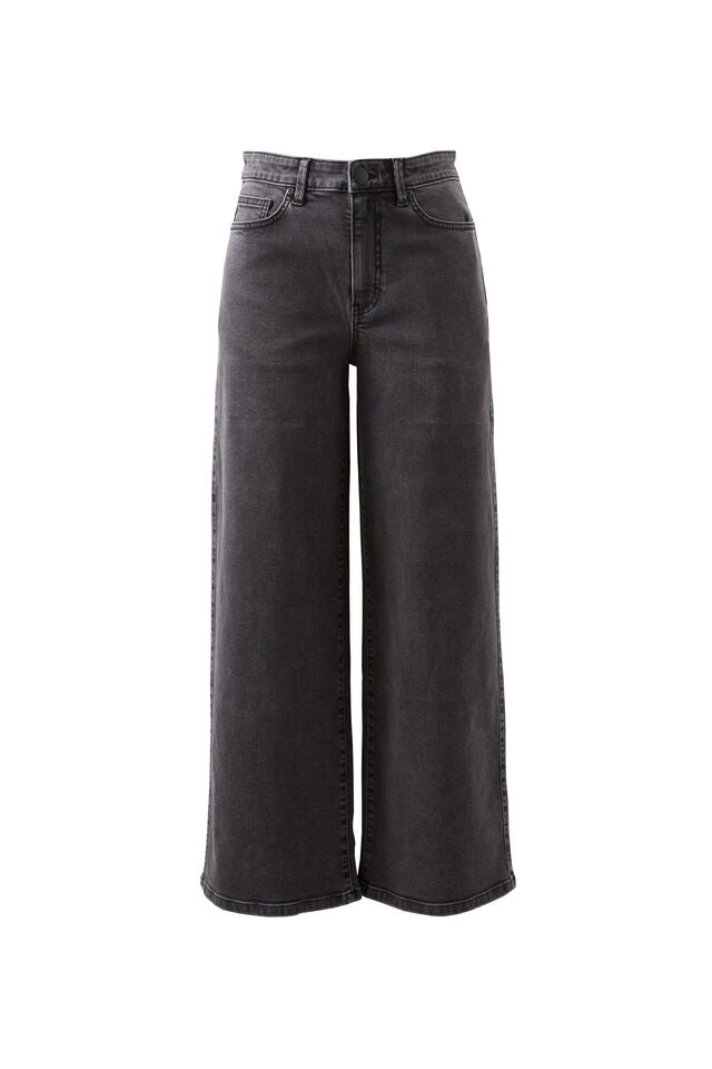 Evie Wide Leg Jean - Washed Black - Sare StoreCeres LifeJeans