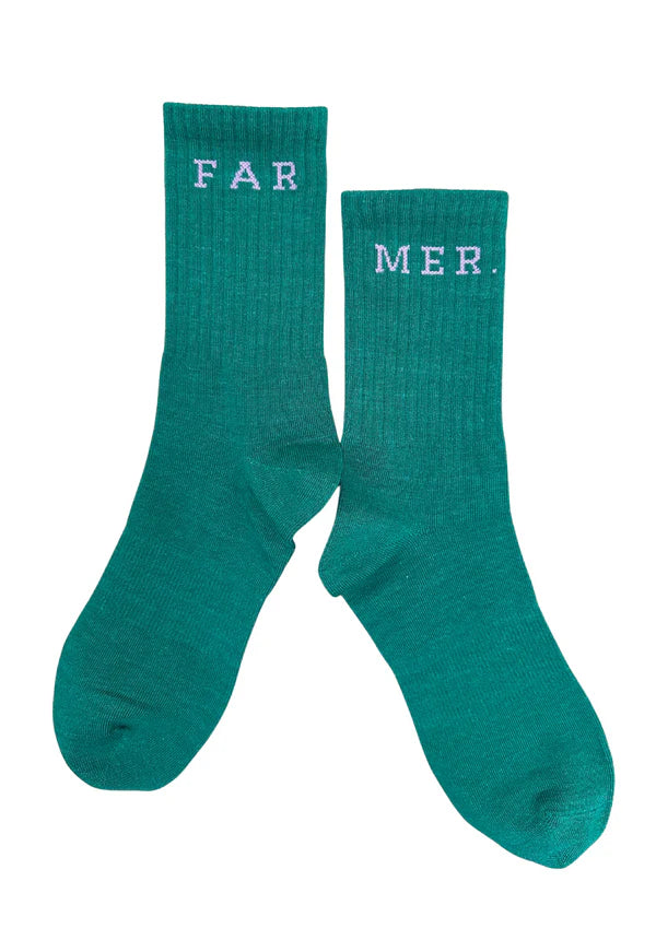Green FAR MER. Boot Socks