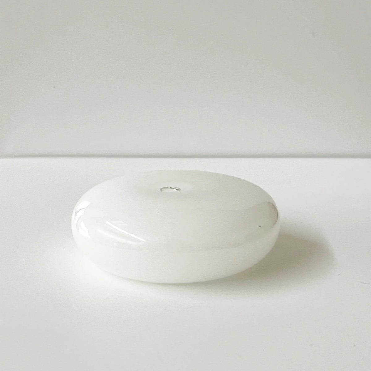 Glass Vessel Incense Holder - White - Sare StoreGentle HabitsIncense