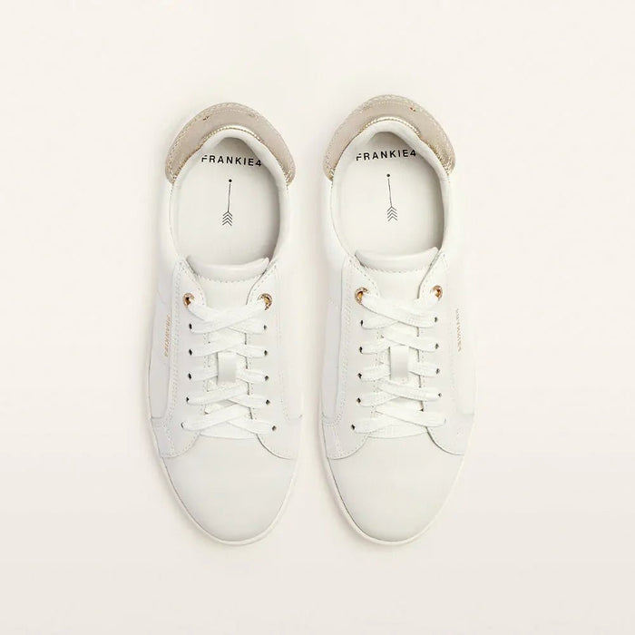 Jackie V - White/Gold Grain - Sare StoreFrankie 4Shoes