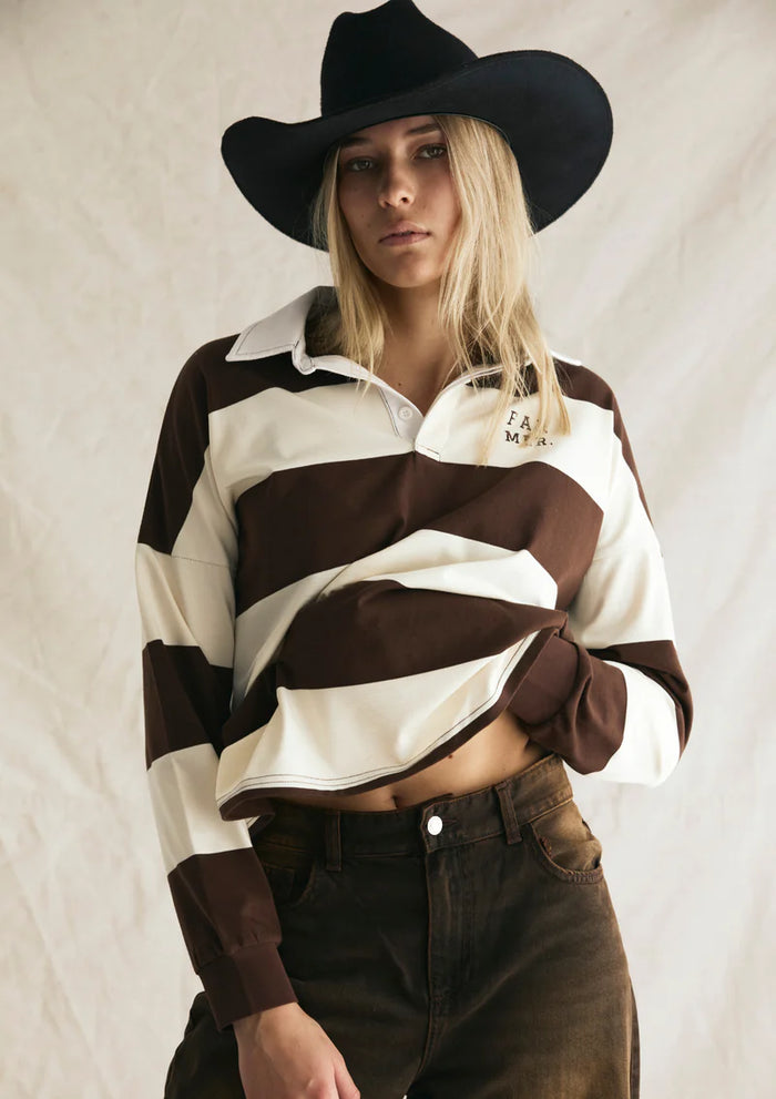 Jersey - Choc/Cream