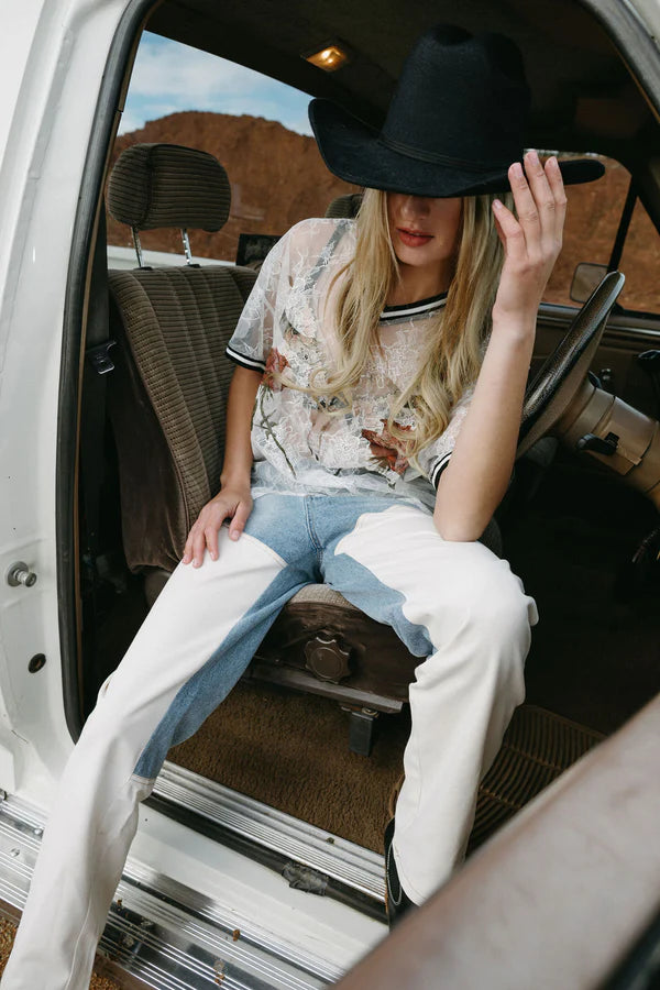 Lace Raglan - Blood + Bone