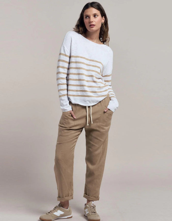 Luxe Linen Pants - Camel