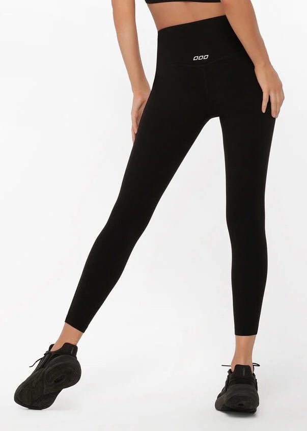 Lotus No Chafe Full Length Leggings Black Sare Store