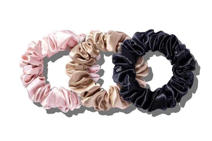 Pure Silk Hair Accessories - Large Scrunchies - Multi - Sare StoreSlipScrunchies