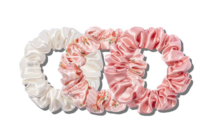 Pure Silk Hair Accessories - Large Scrunchies - Petal - Sare StoreSlipScrunchies