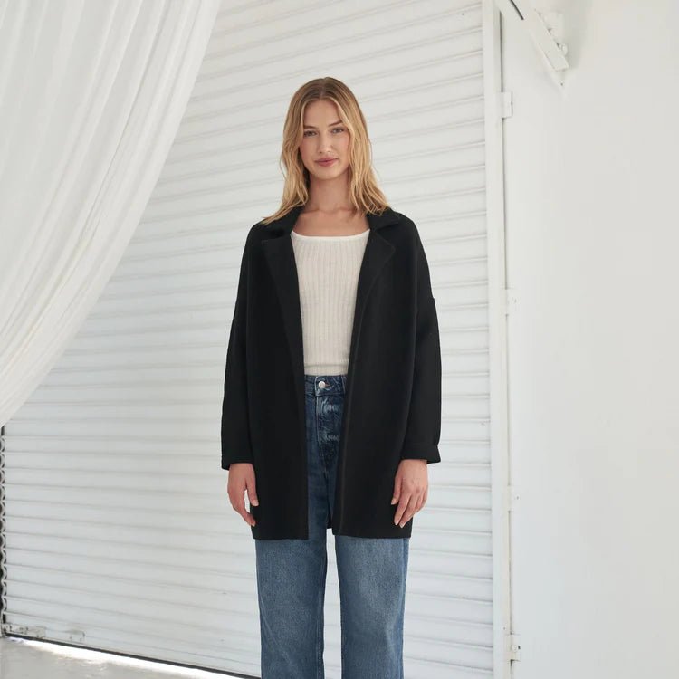 Zuzu Coatigan - Black - Sare StoreLittle LiesKnit