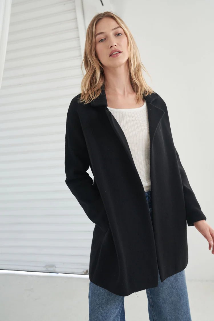Zuzu Coatigan - Black - Sare StoreLittle LiesKnit
