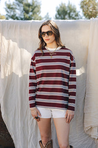 THE DRIFTER | Long Sleeve Stripe