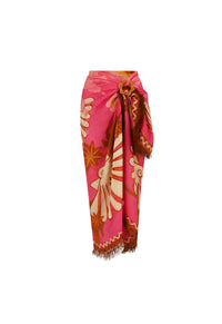 Oceana Travel Scarf - Coral