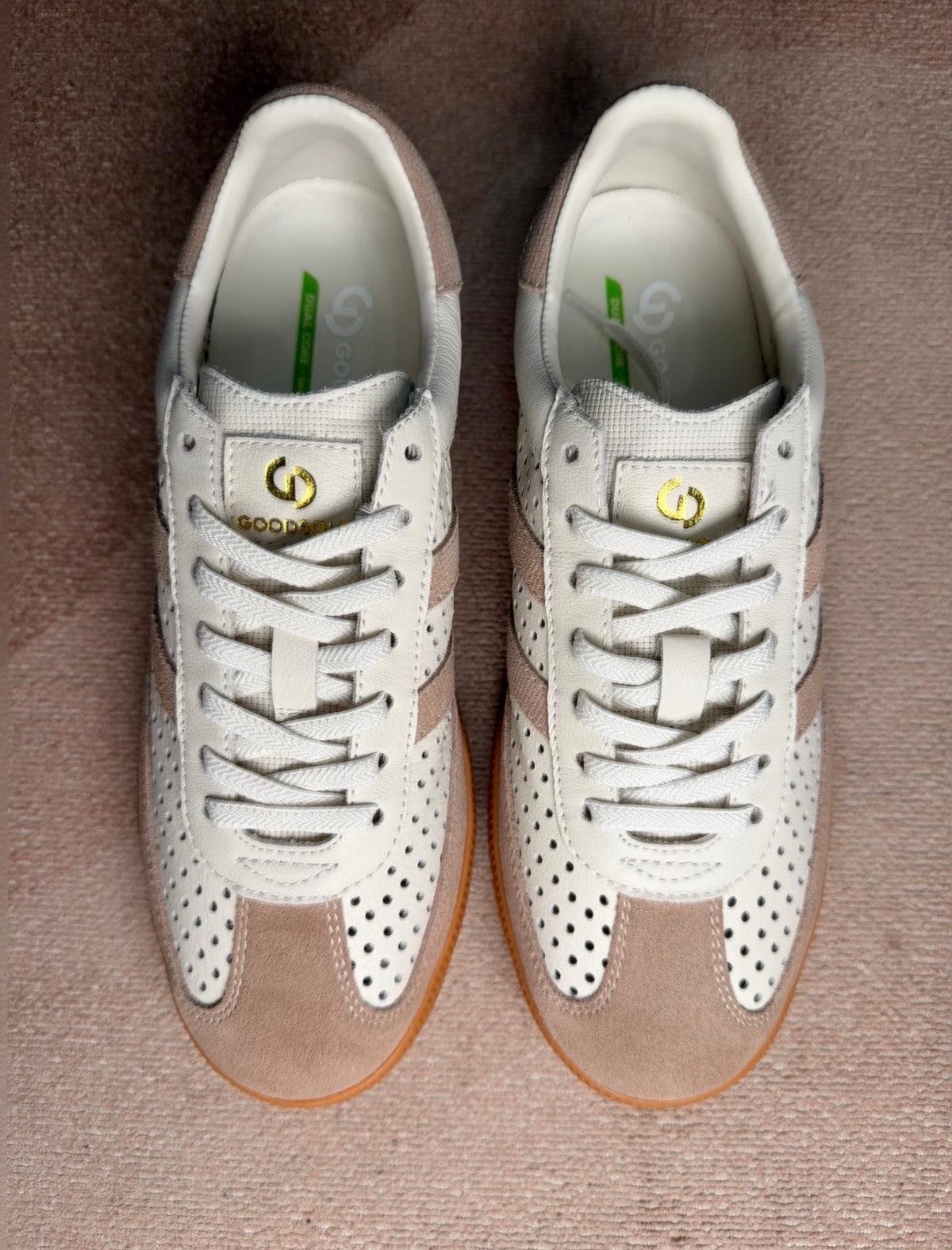 Goodsole 2001 Kindred Punched - Beige/Stucco Leather