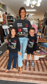 Ssaint Kids/Youth Moto Tee - Washed Black