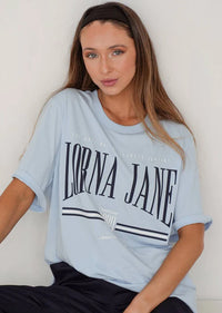 Topspin Relaxed T-Shirt - Toulouse Blue