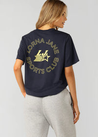 LJ Sports Club Relaxed T-Shirt - Platinum Navy