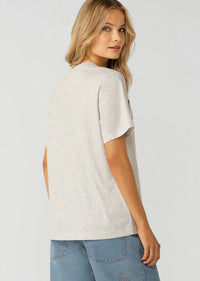 Game Day Relaxed T-Shirt - Grey Marl