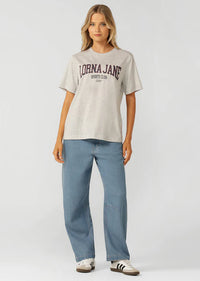 Game Day Relaxed T-Shirt - Grey Marl