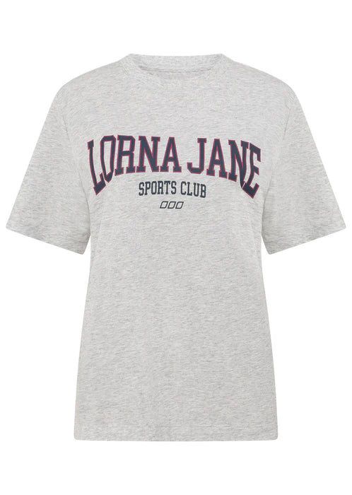 Game Day Relaxed T-Shirt - Grey Marl