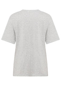 Game Day Relaxed T-Shirt - Grey Marl