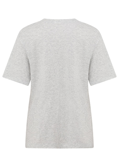 Game Day Relaxed T-Shirt - Grey Marl