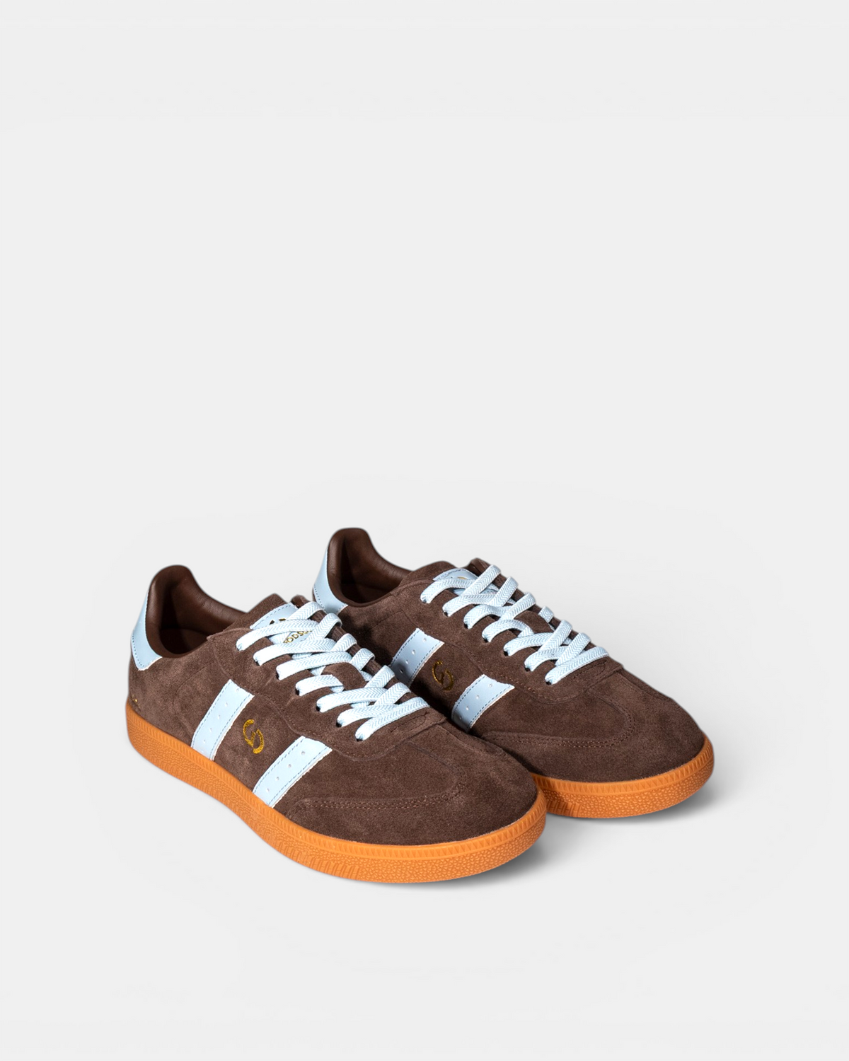 Goodsole 2001 Parallel - Espresso Suede/ Powder Blue Leather