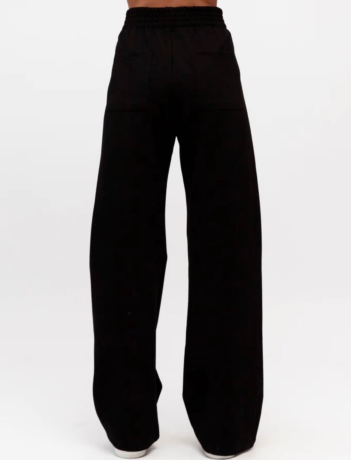 Black Pants with White Stripe