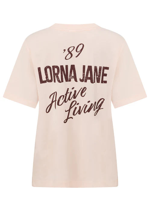 LJ Active Living Relaxed T-shirt - Soft Ballerina