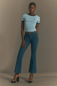 Downtown Flare Jean - Canyon Stone