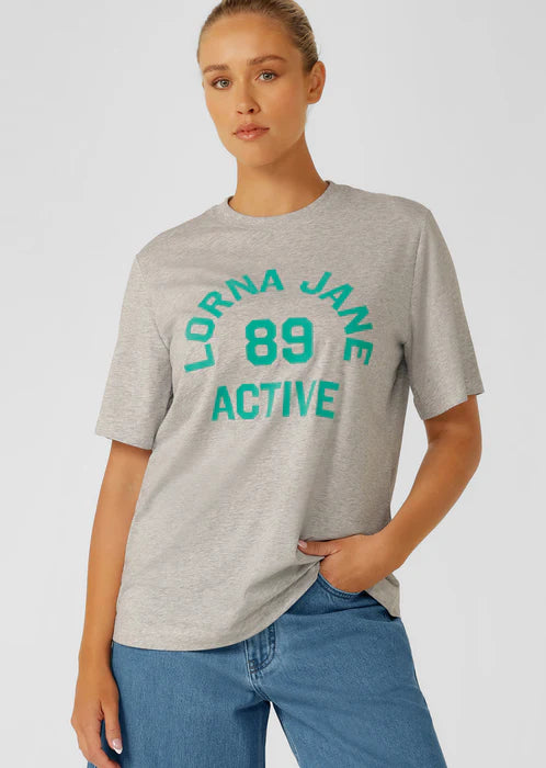 Throwback Relaxed T-Shirt - Grey Marl