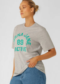 Throwback Relaxed T-Shirt - Grey Marl