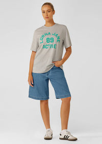 Throwback Relaxed T-Shirt - Grey Marl
