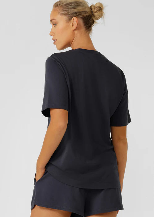 Original Sport Relaxed T-shirt - Platinum Navy - $99 T-SHIRT & SHORT SET