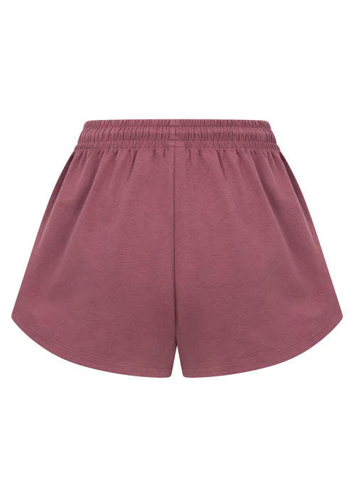 Luxe Athletic Relaxed Shorts - Renaissance Rose - $99 T-SHIRT & SHORT SET