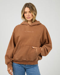 AAE Washed Box Hoodie - Cinnimon