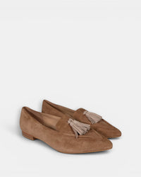 Luna Sole Palace - Brown/Creme Suede