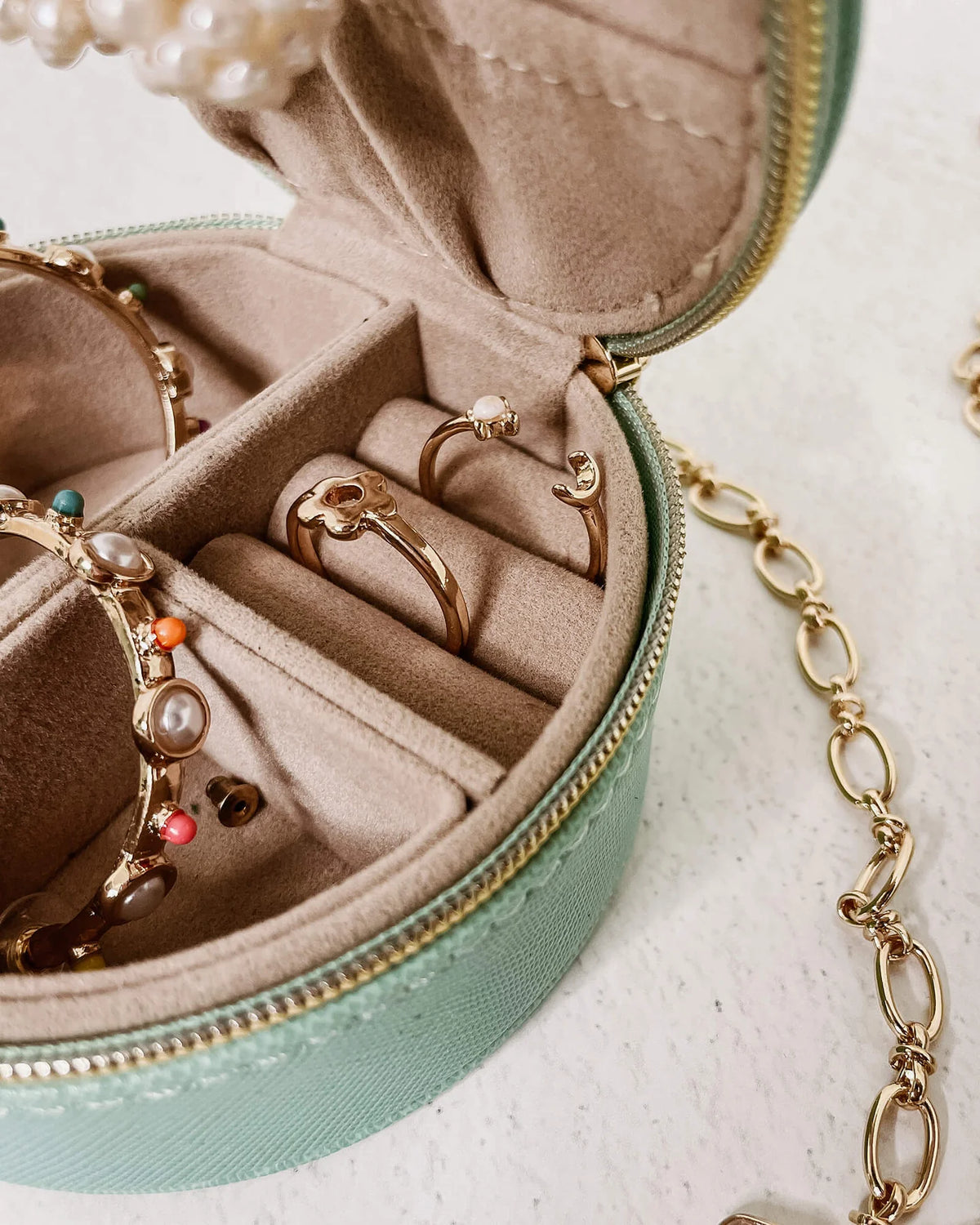 Sisco Jewellery Box - Mint