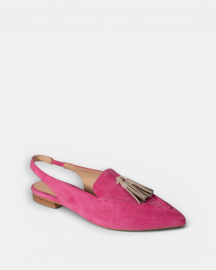 Luna Sole Piper - Fuchsia/Pale Pink Suede