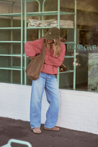 90S Barrel Jean - Vintage Blue
