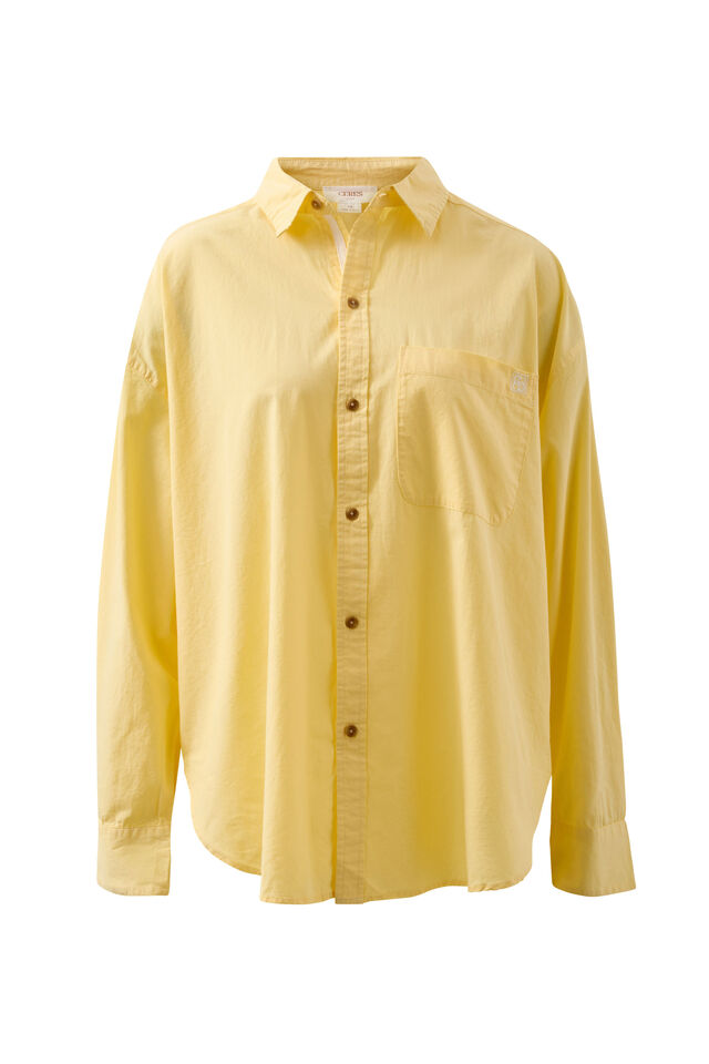 Peta Oversized Shirt - Sunny Yellow