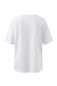 Stevie Slouchy Tee - White