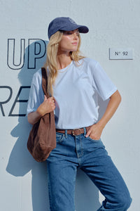 Stevie Slouchy Tee - White