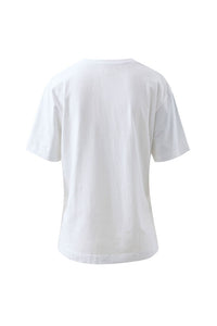 Stevie Slouchy Tee - White Ceres Paradise Print