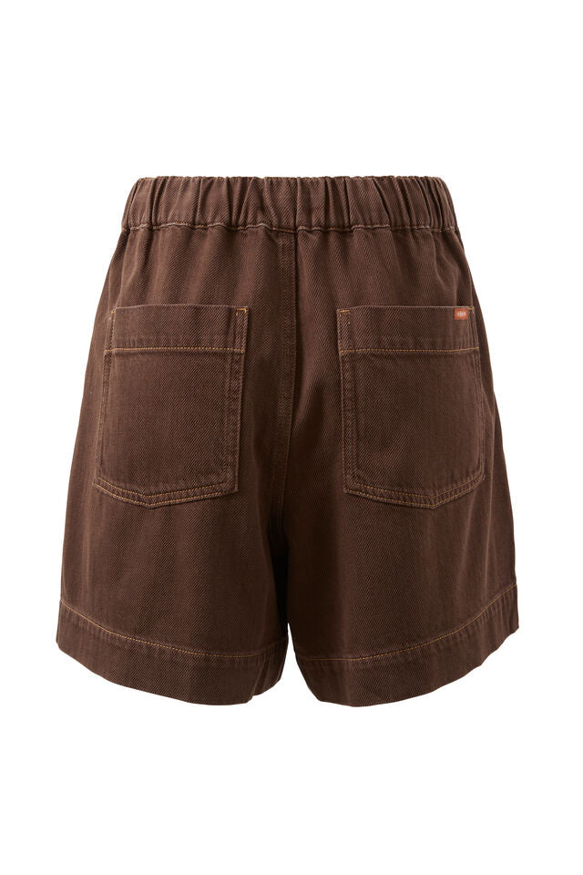 Relaxed Everyday Short - Chocolate