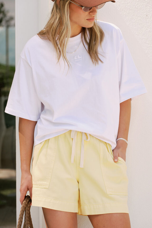 Darcy Relaxed Everyday Short - Washed Butter