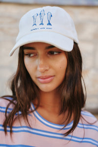 Pip Everyday Cap - White/Summer Fish