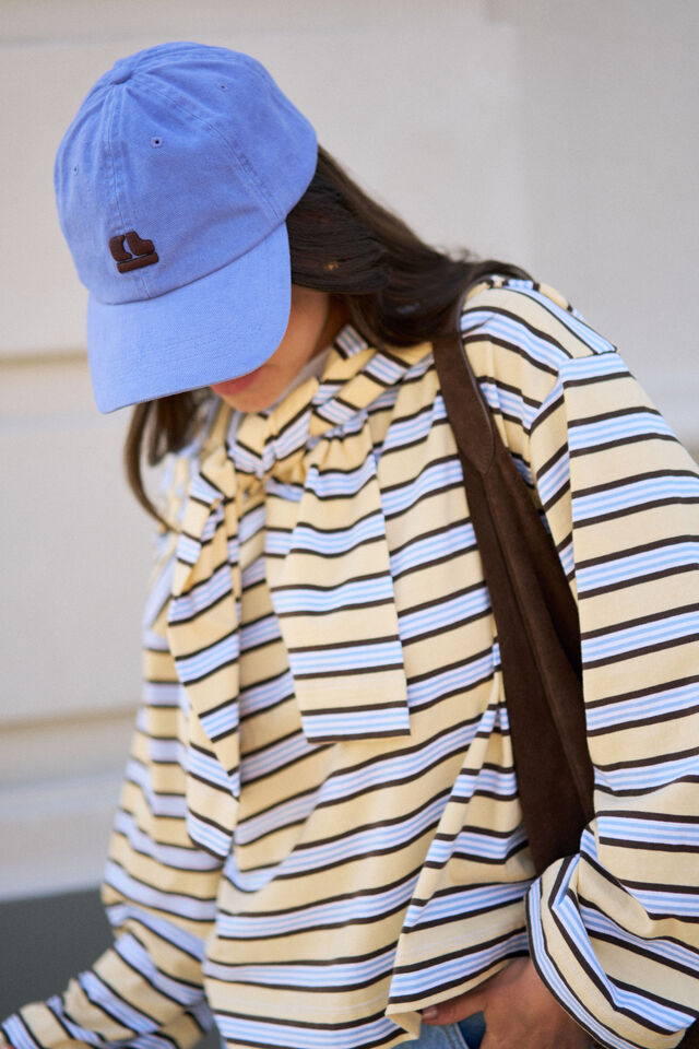 Pip Everyday Cap - Vintage Blue/Burnt Toffee