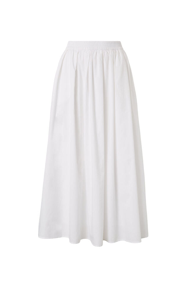 Florence Maxi Skirt -White