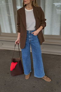Evie Wide Leg Jean - Fresh Indigo